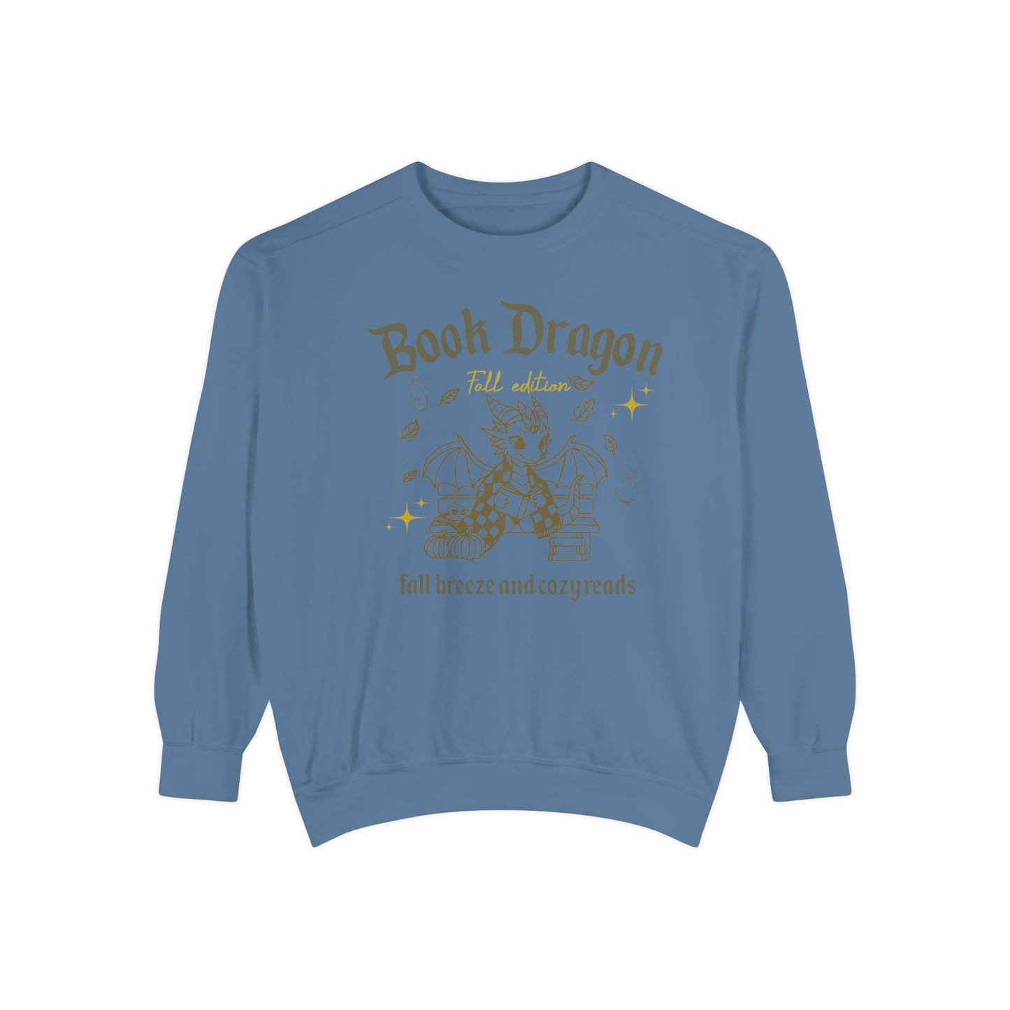 Book Dragon Sweatshirt, Book Lover Fall Bookish Apparel, Literary Gift, Cozy Reading Jumper, Librarian Present