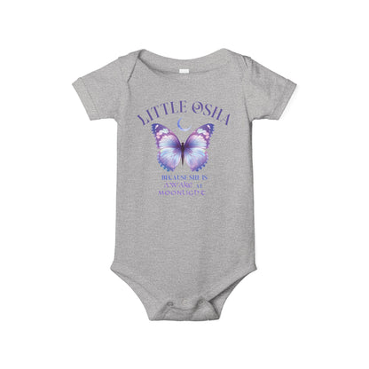 Little Osha Butterfly Infant Onesie Cute Baby Bodysuit for Baby Girls, Newborn Gift, Baby Shower Outfit, Little Osha Design, Milestone