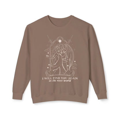 Licensed Acotar comfort colors sweatshirt/ SJM/ Cassian/ Nesta/ Lord of Bloodshed/ Lady Death/Velaris/ House of Wind/ Illyrian bloodline