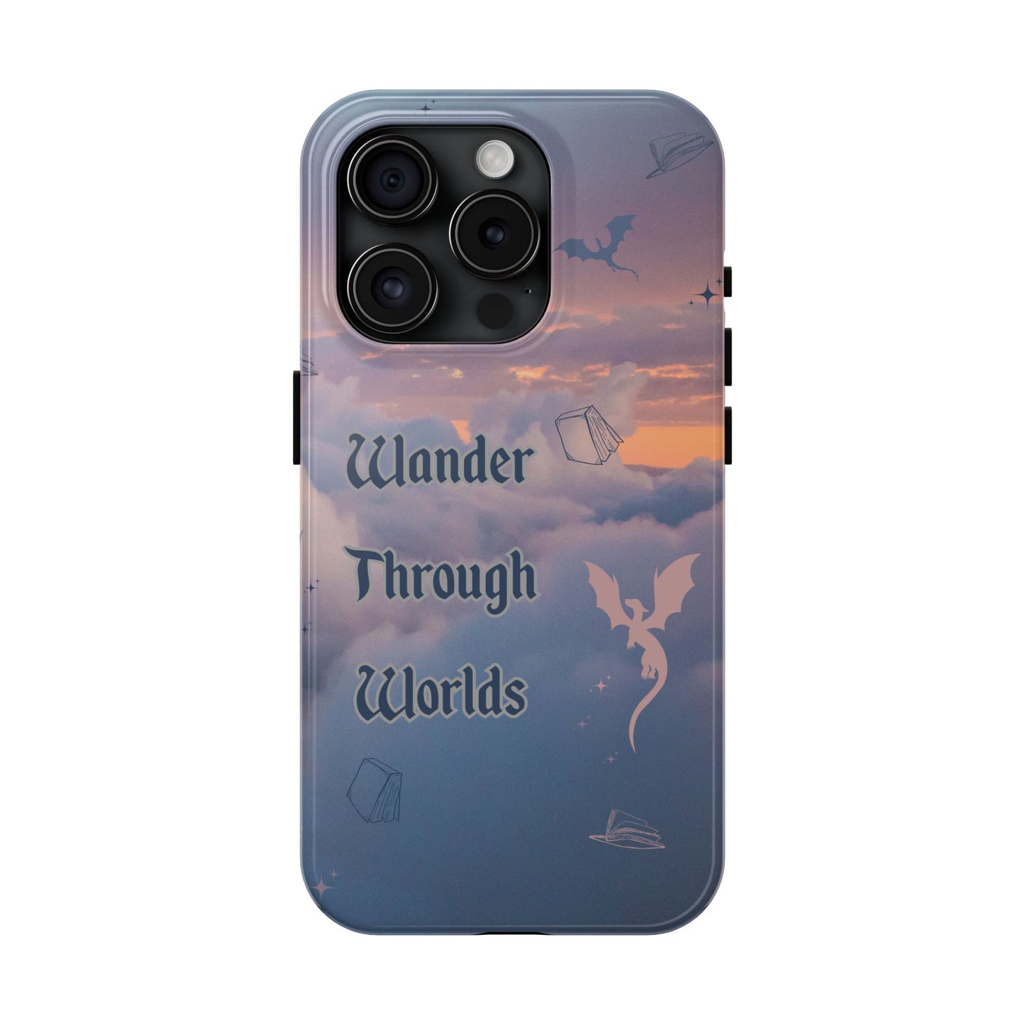 Wander Through Worlds Tough Phone Case | Fantasy Phone Cover, Adventure Gift, Book Lover Accessory, Unique Cellphone Case, Stylish [...]