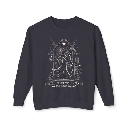 Licensed Acotar comfort colors sweatshirt/ SJM/ Cassian/ Nesta/ Lord of Bloodshed/ Lady Death/Velaris/ House of Wind/ Illyrian bloodline