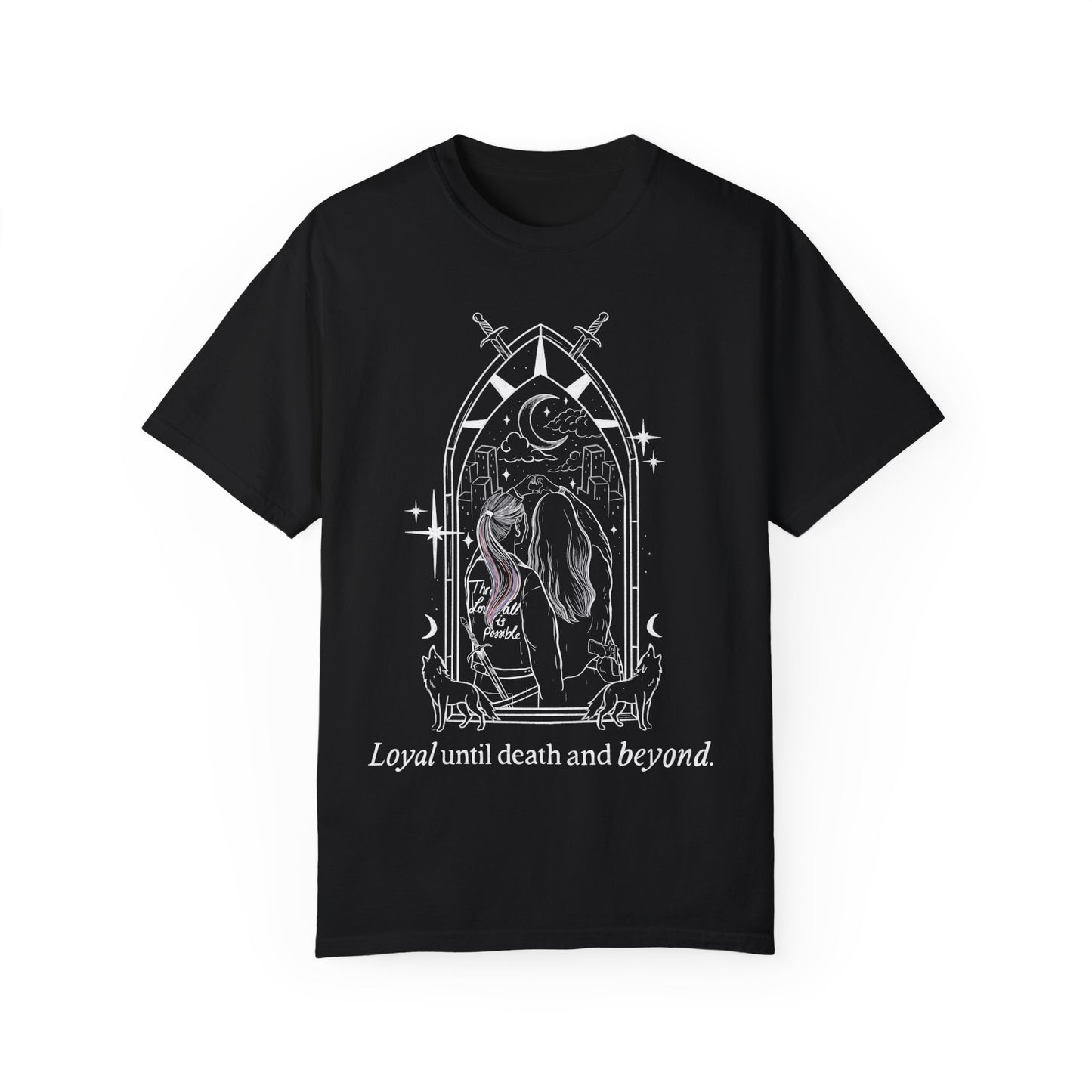 Licensed Loyal Until Death Comfort Colors T-Shirt - Unique Spiritual Design