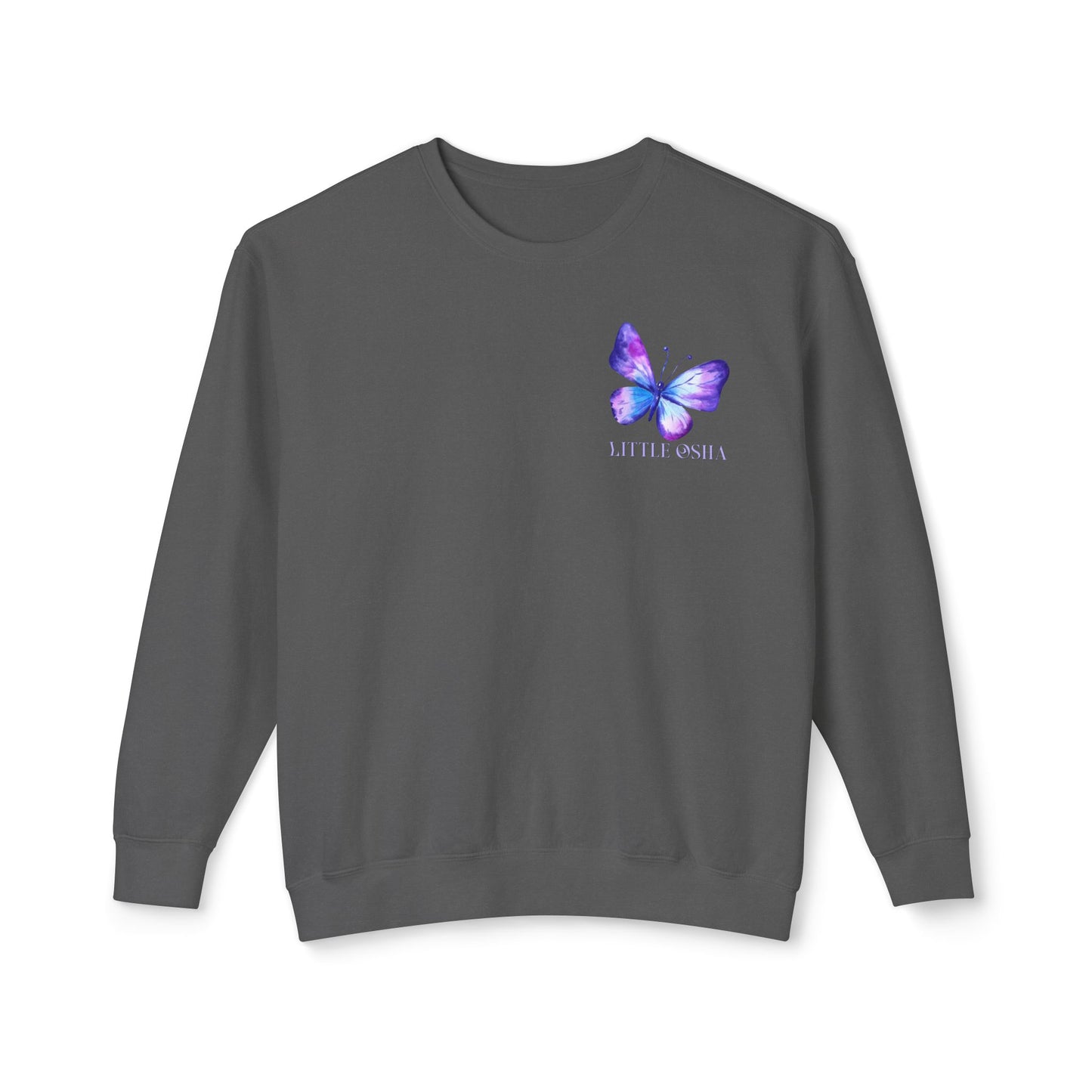 Little osha comfort colors sweatshirt/ quicksilver inspired/ kingfisher/ fantasy sweatshirt / fantasy lover