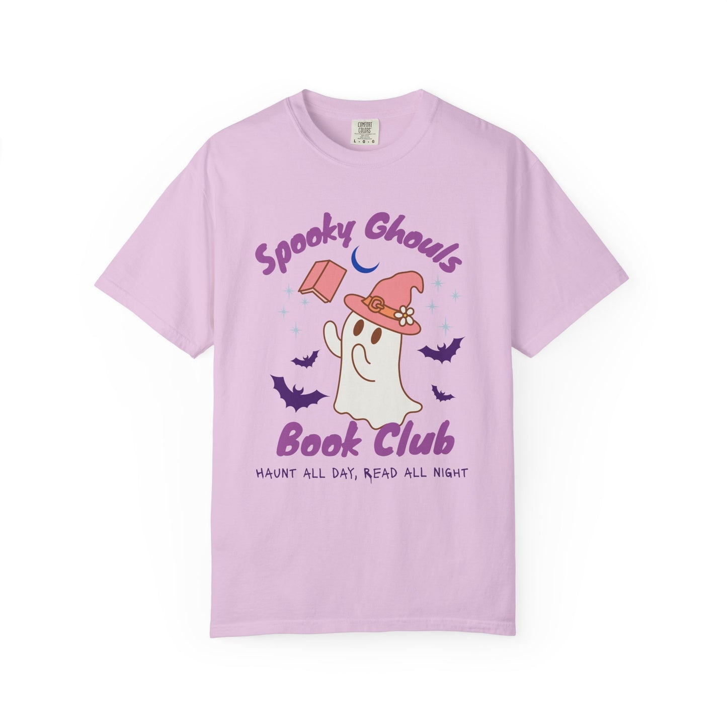 Spooky Ghouls Book Club T-shirt, Halloween Apparel, Ghost Lover Gift, Cozy Reading Tee, Fall Party Wear, Unisex Halloween Shirt