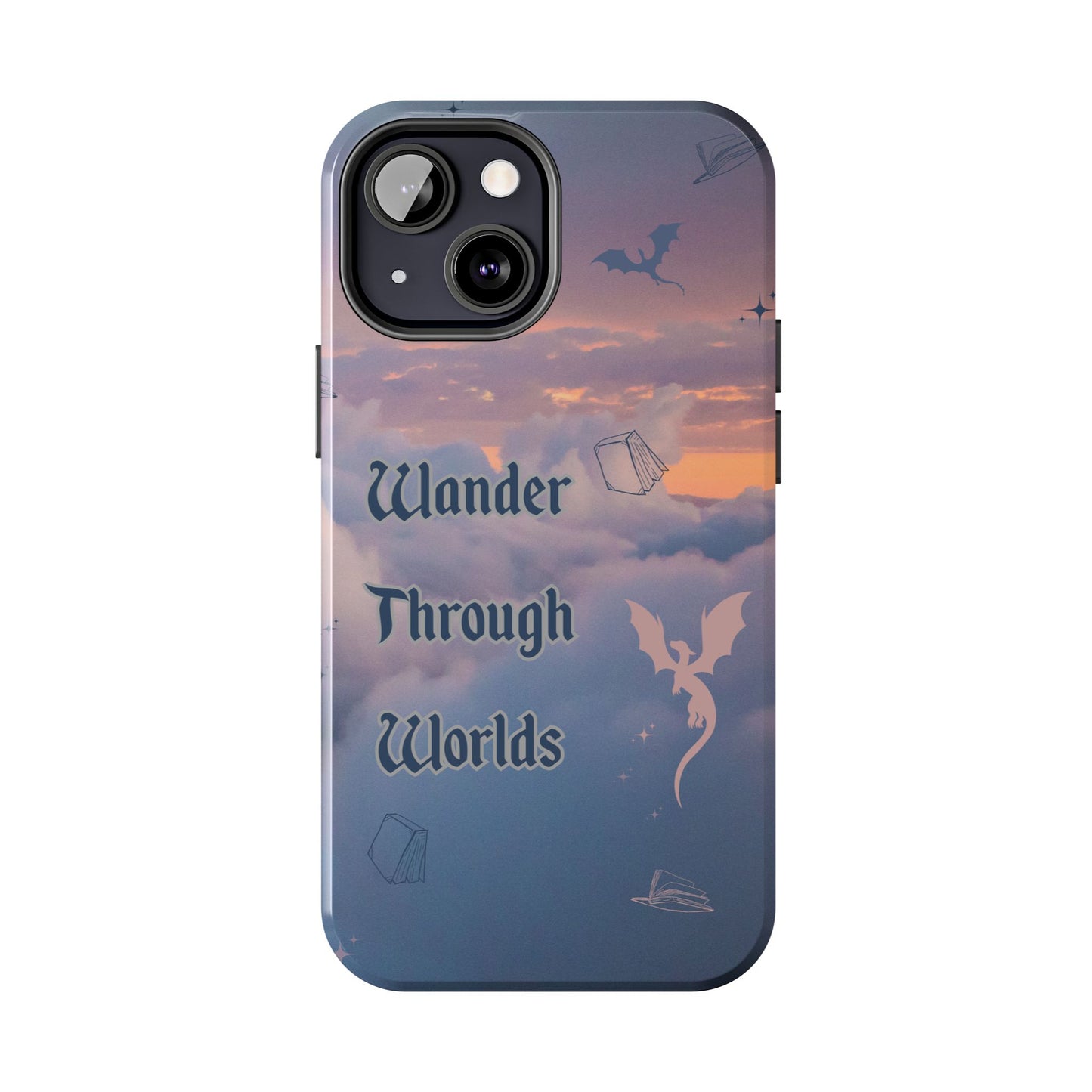 Wander Through Worlds Tough Phone Case | Fantasy Phone Cover, Adventure Gift, Book Lover Accessory, Unique Cellphone Case, Stylish [...]