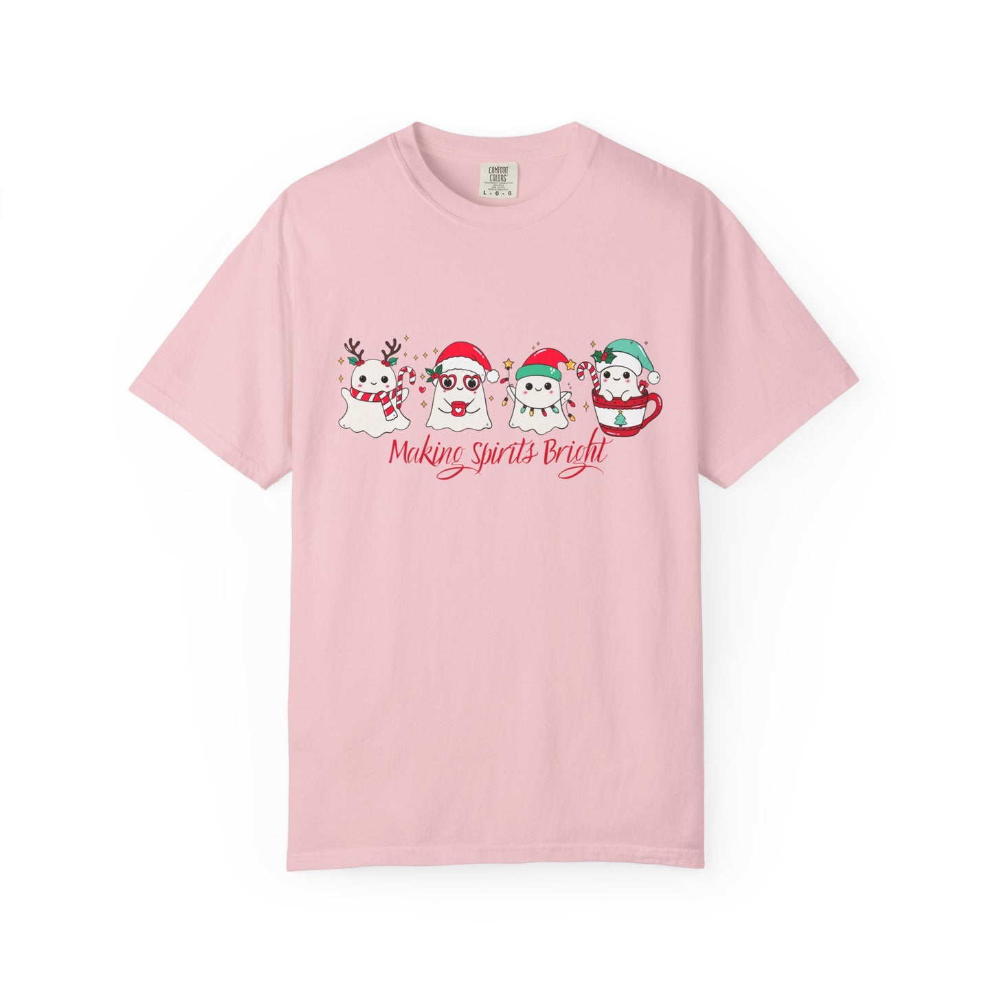 Making Spirits Bright Christmas Characters T-Shirt | Santa Reindeer Snowman Penguin Tee