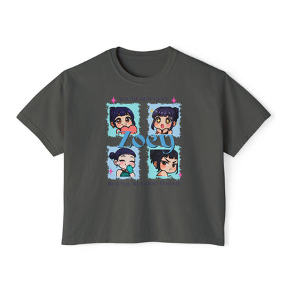 Kpop demon hunters Zoey comfort color boxy tee