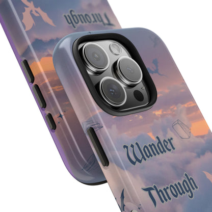 Wander Through Worlds Tough Phone Case | Fantasy Phone Cover, Adventure Gift, Book Lover Accessory, Unique Cellphone Case, Stylish [...]