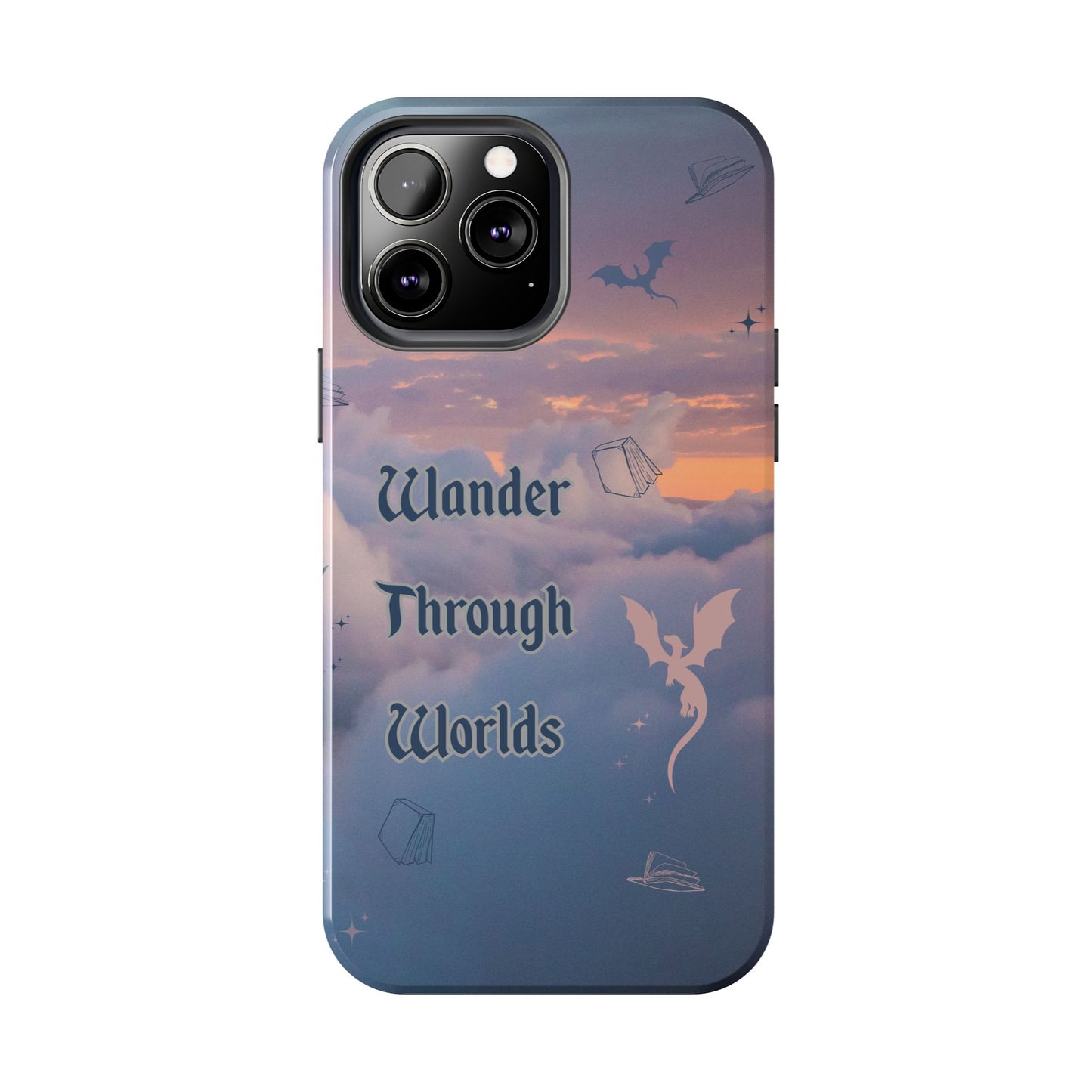 Wander Through Worlds Tough Phone Case | Fantasy Phone Cover, Adventure Gift, Book Lover Accessory, Unique Cellphone Case, Stylish [...]