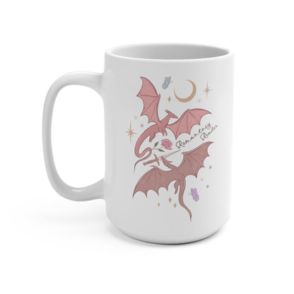 Cute Bat Pattern Mug 15oz | Halloween Night, Stars & Hearts