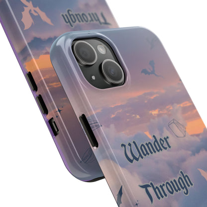 Wander Through Worlds Tough Phone Case | Fantasy Phone Cover, Adventure Gift, Book Lover Accessory, Unique Cellphone Case, Stylish [...]