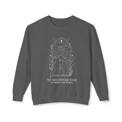 Licensed Throne of Glass comfort Colors shirt/ to whatever end/ Aelin Galanthynius/ Terrasen/ Sarah j Maas/ Fireheart/ rattle the stars