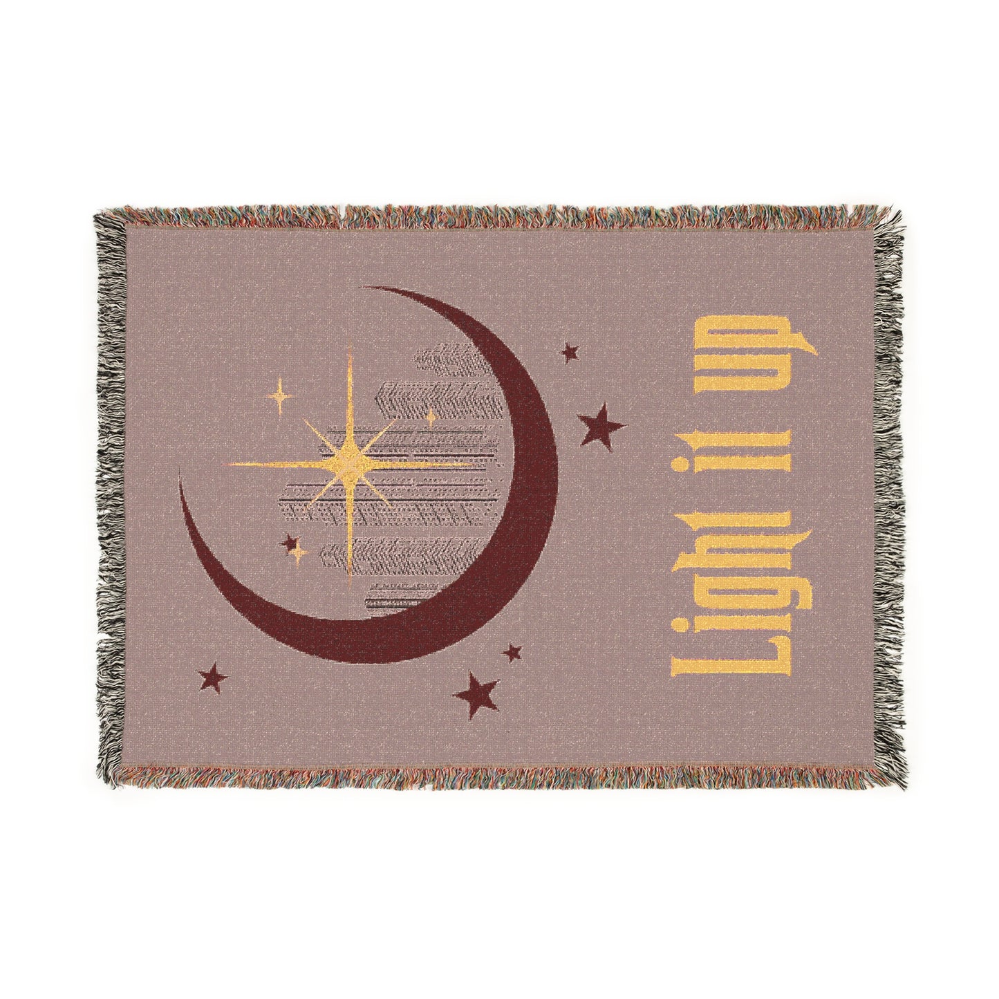 Licensed Light it up Woven Blanket/ crescent city/ Sarah j Maas / Bryce quintan