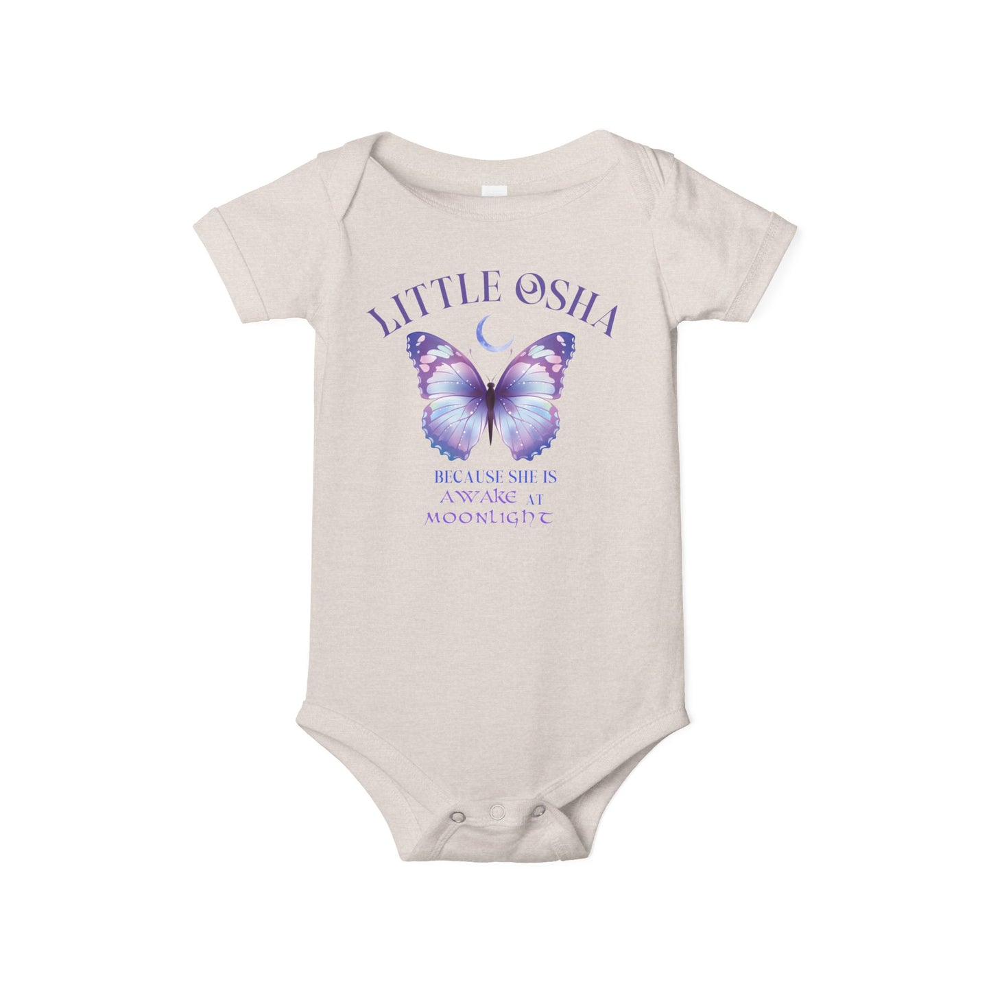 Little Osha Butterfly Infant Onesie Cute Baby Bodysuit for Baby Girls, Newborn Gift, Baby Shower Outfit, Little Osha Design, Milestone