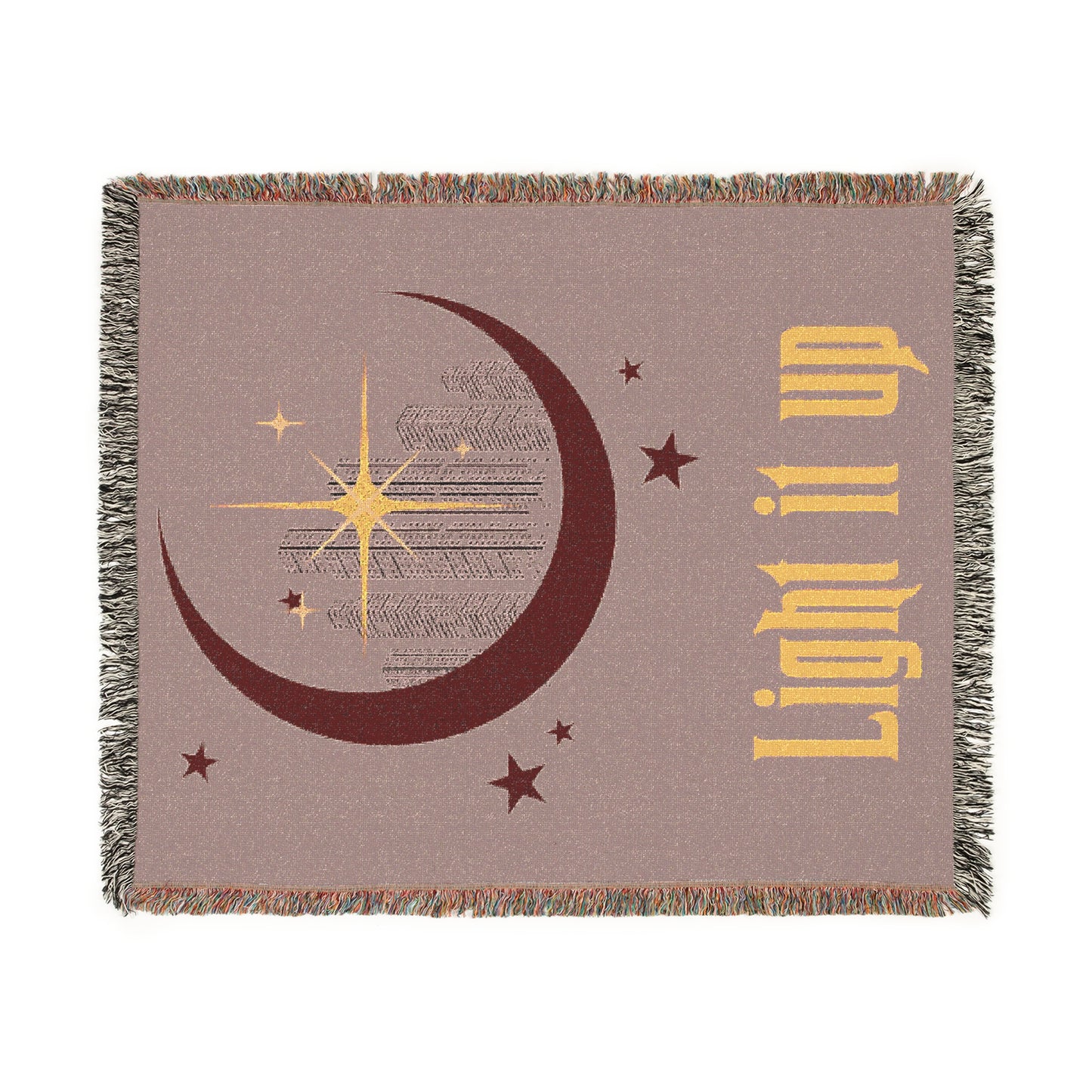 Licensed Light it up Woven Blanket/ crescent city/ Sarah j Maas / Bryce quintan