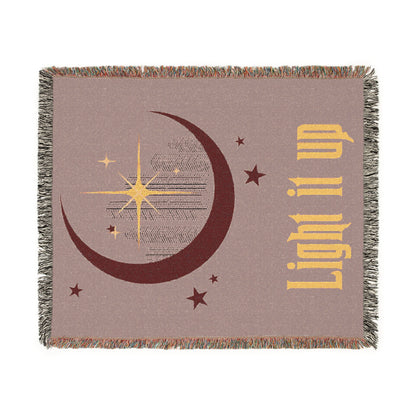 Licensed Light it up Woven Blanket/ crescent city/ Sarah j Maas / Bryce quintan