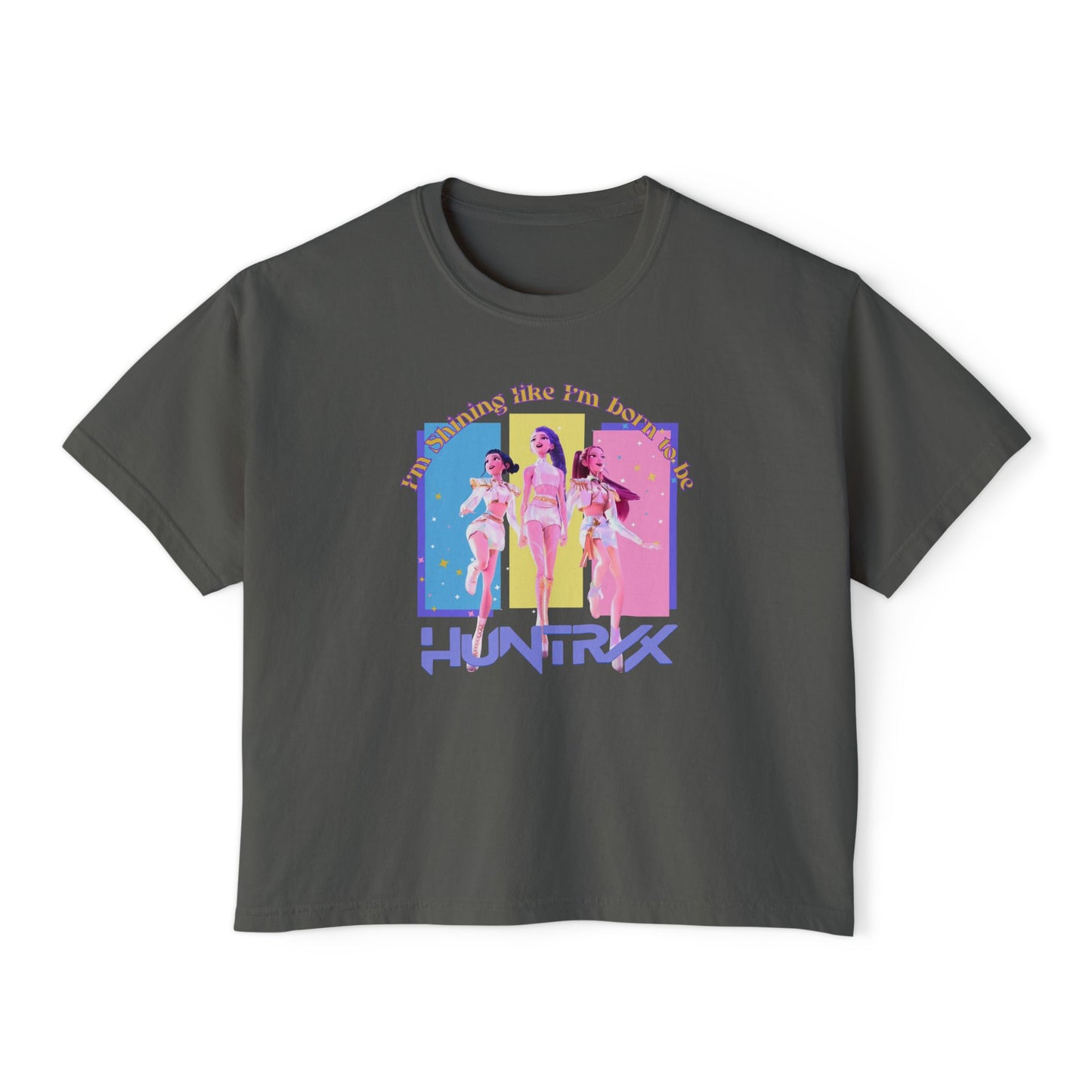 Retro Women's Boxy Tee - Vintage Graphic Tee, Casual Summer Top, Trendy Lounge Wear, Gift for Her, Festival Outfit