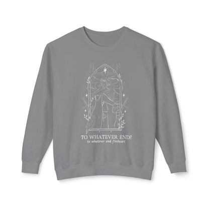 Licensed Throne of Glass comfort Colors shirt/ to whatever end/ Aelin Galanthynius/ Terrasen/ Sarah j Maas/ Fireheart/ rattle the stars