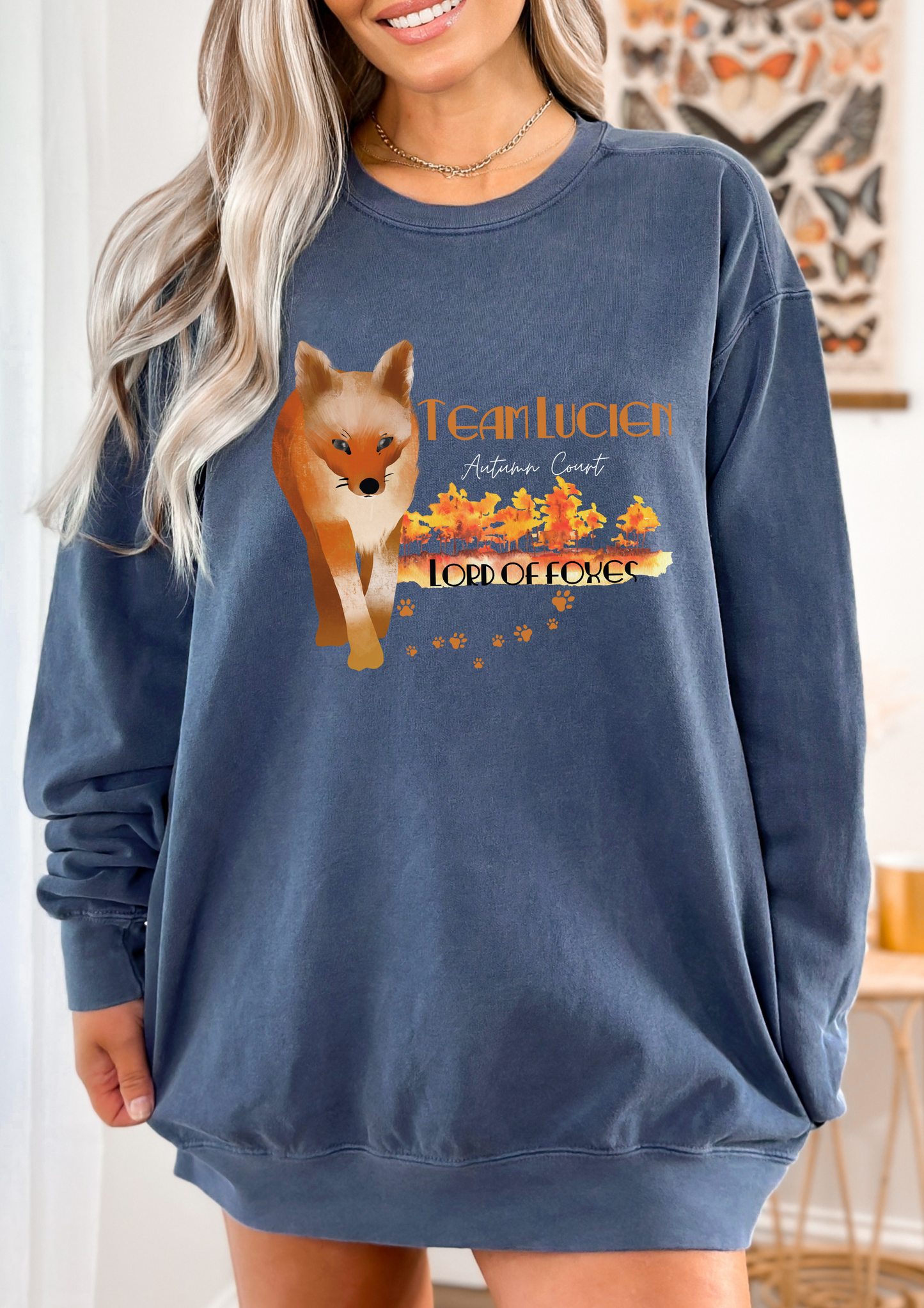 Licensed Lucien sweatshirts/ acotar sweatshirt/ autumn court