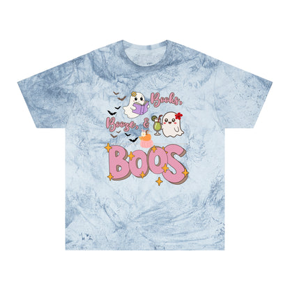 Colorful Ghost T-Shirt for Halloween | Unisex Tee, Fun Halloween Shirt, Boo Crew Apparel, Spooky Season Fashion, Gift for Ghost Lovers