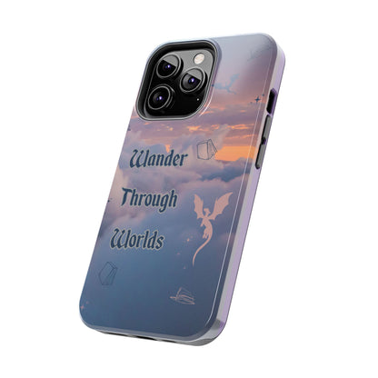 Wander Through Worlds Tough Phone Case | Fantasy Phone Cover, Adventure Gift, Book Lover Accessory, Unique Cellphone Case, Stylish [...]