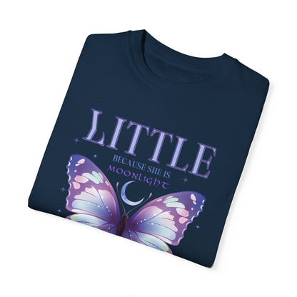 Little Osha Comfort Colors Shirt, Butterfly Moon T-Shirt, Cute Butterfly Tee, Summer Style, Butterfly Lovers Apparel, Magical Graphic Shirt