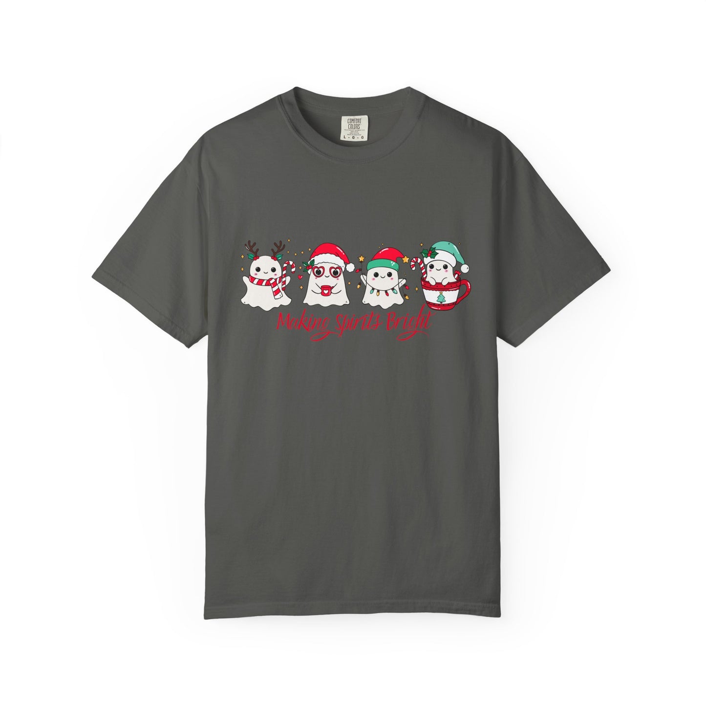 Making Spirits Bright Christmas Characters T-Shirt | Santa Reindeer Snowman Penguin Tee