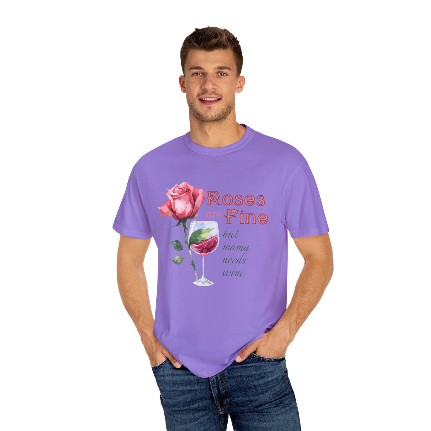 Roses are Fine but Mama Needs Wine, Valentines Day Sweatshirt, Valentines Day Shirt