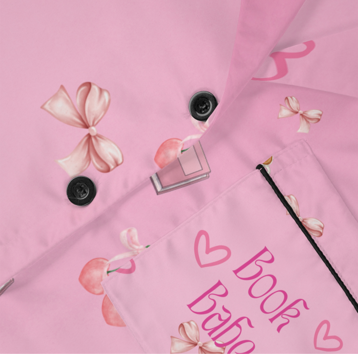 Book babe Valentine Day satin pajamas