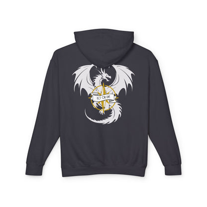 Quest Squad Comfort Colors Lightweight Hoodie - Dragon Book lover Quest Lovers, Festival Wear, Gift for Friends, D&D Sessions