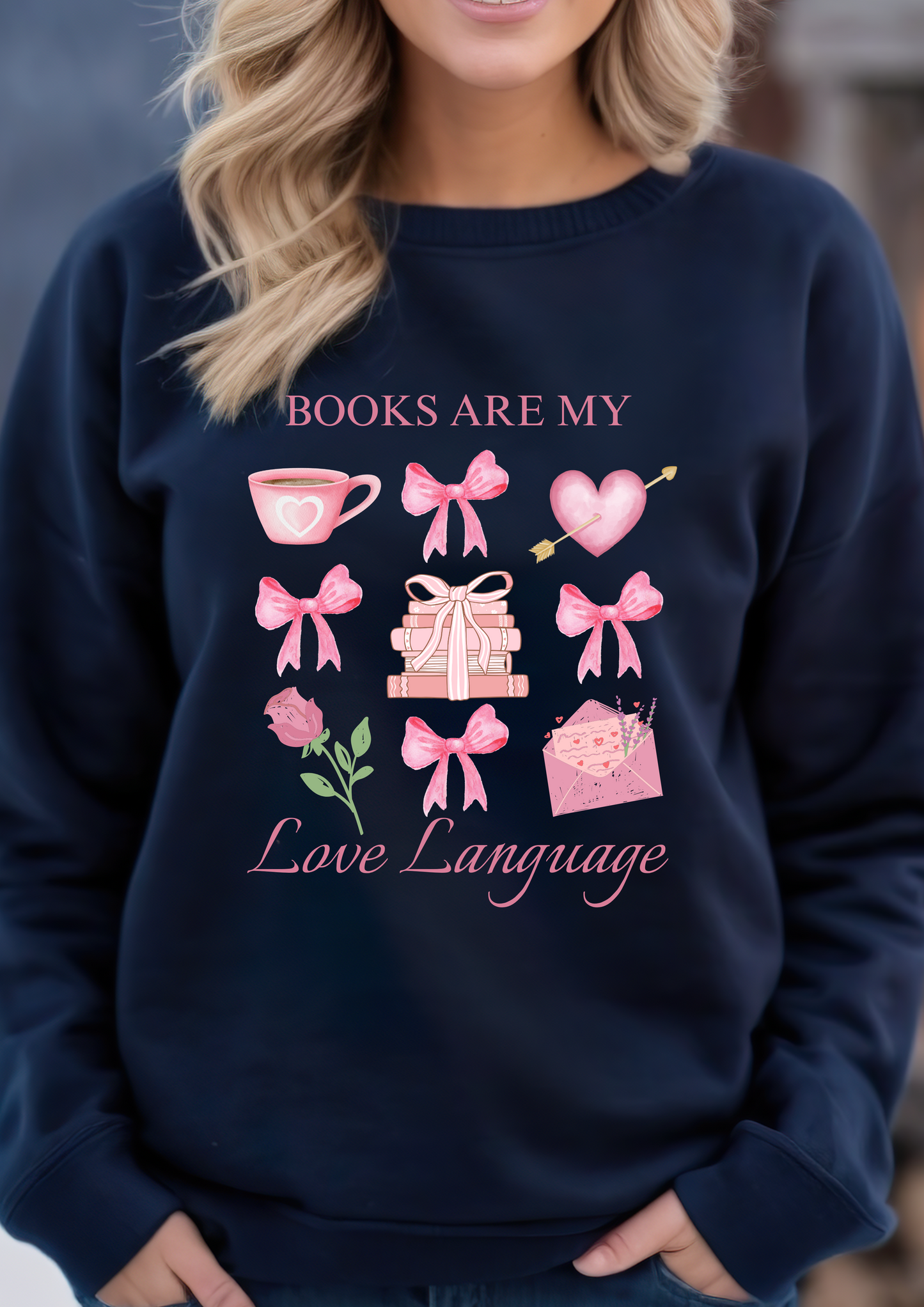 Books are my love language sweatshirt/ all booked for Valentine’s Day