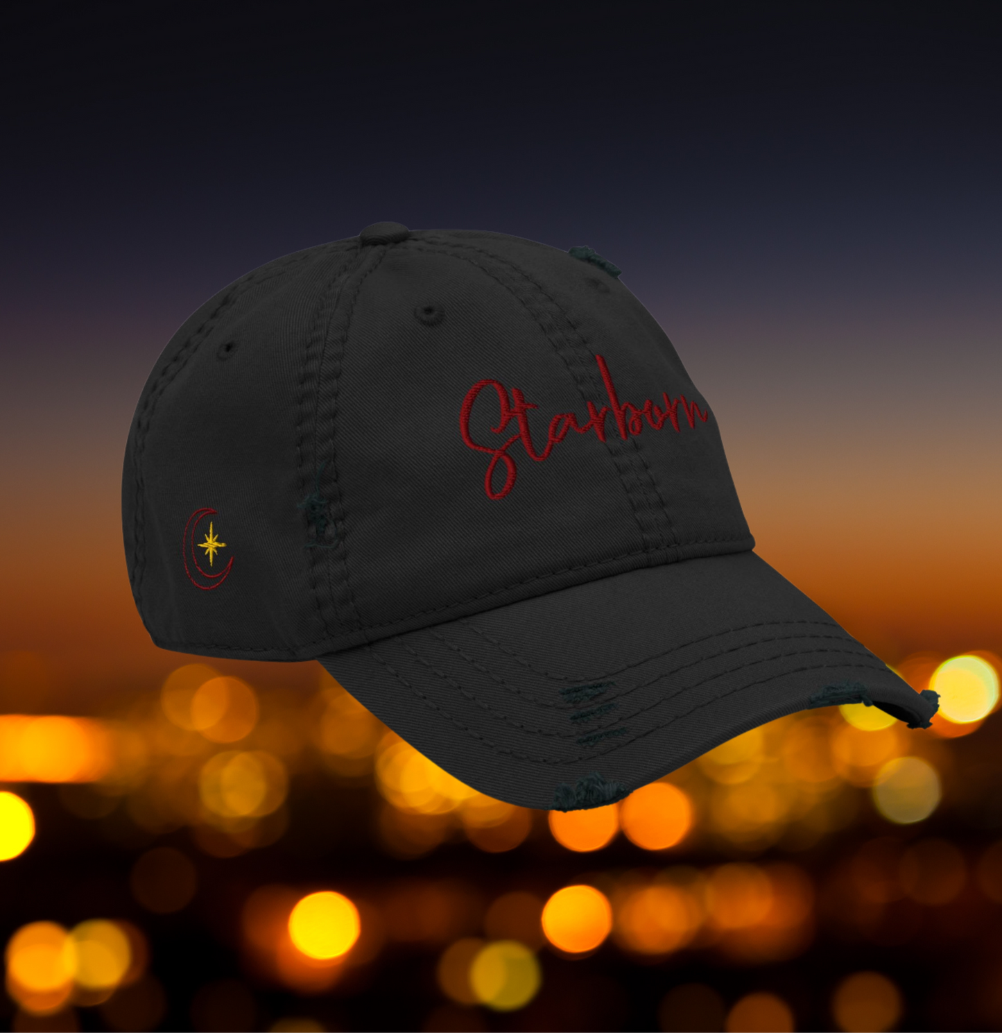 Officially Licensed Starbornl Hat // Hunt Athalar/ Bryce Quinlan/ Crescent City Hat / Sarah J Maas/ SJM licensed/ crescent city university