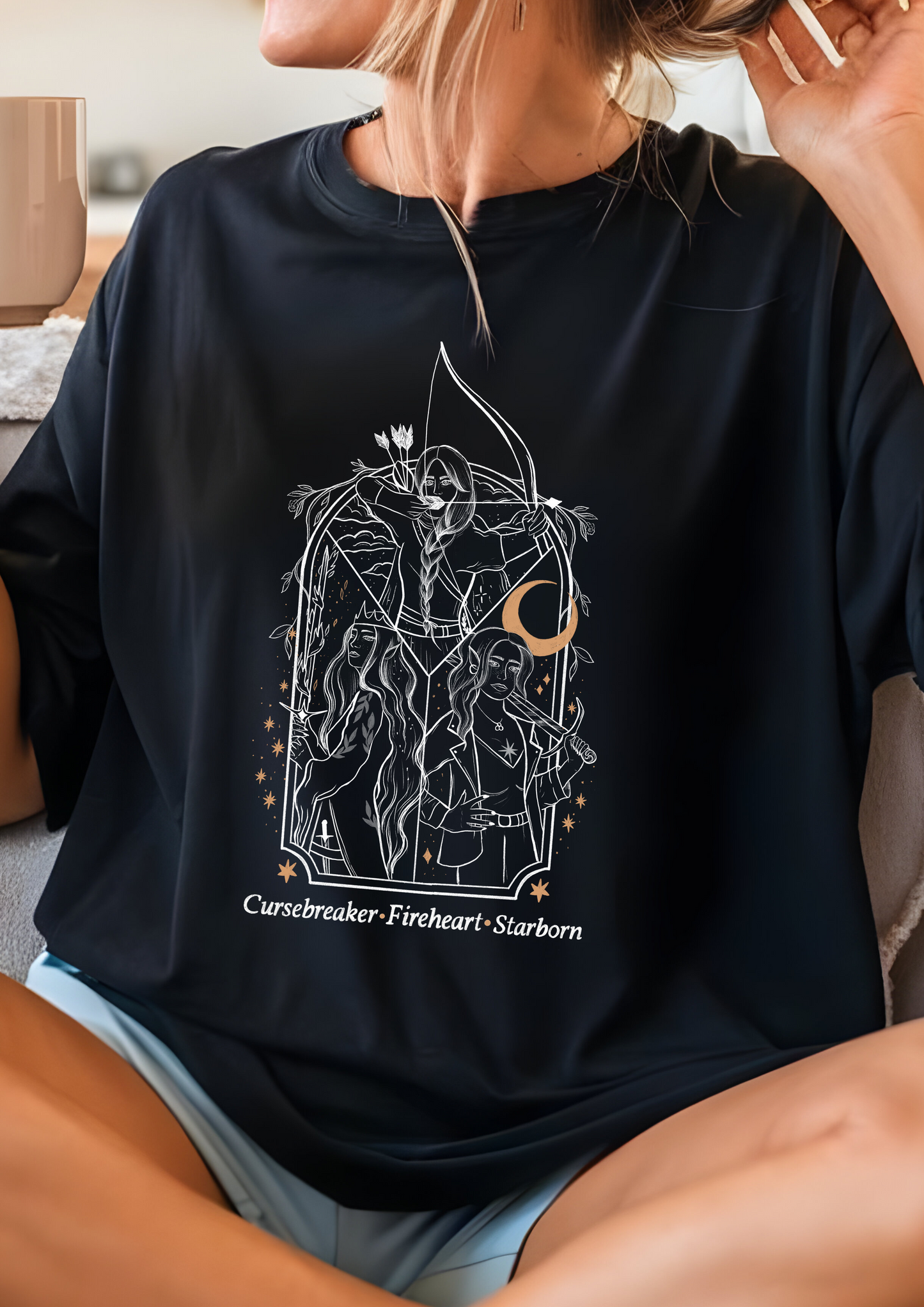 Licensed Sarah J Maas Comfort Colors Shirt / FMC/ lunathion/ Terrasen/ Velaris/ acotar/ Crescent city/ throne of glass
