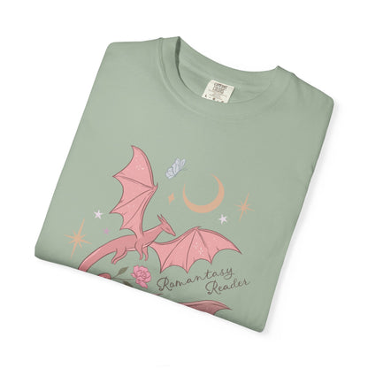 Pink Bat Illustration T-shirt | Crescent Moon, Crystals, Gothic Cute