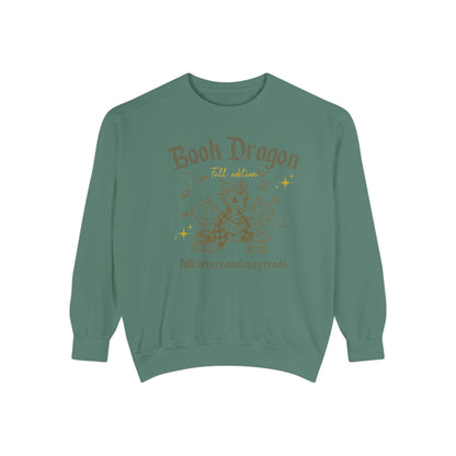 Book Dragon Sweatshirt, Book Lover Fall Bookish Apparel, Literary Gift, Cozy Reading Jumper, Librarian Present