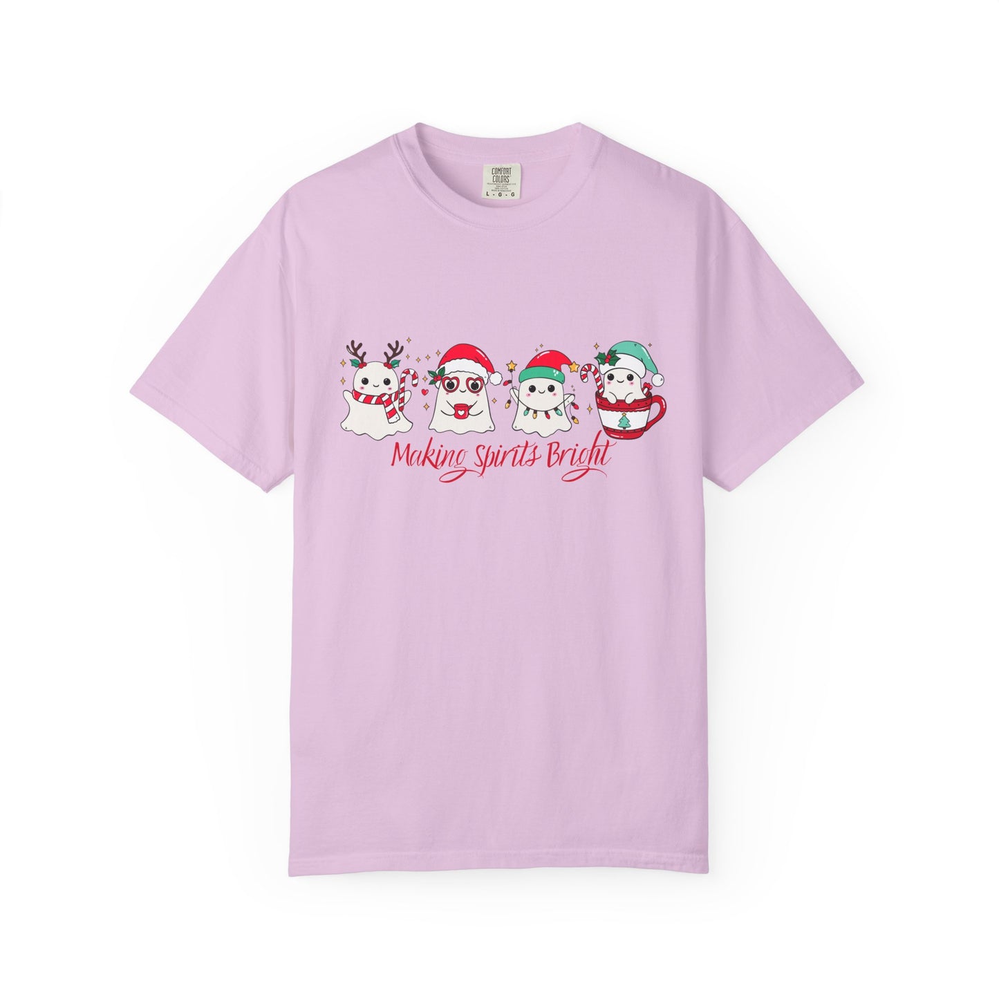 Making Spirits Bright Christmas Characters T-Shirt | Santa Reindeer Snowman Penguin Tee