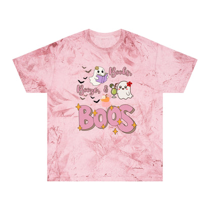Colorful Ghost T-Shirt for Halloween | Unisex Tee, Fun Halloween Shirt, Boo Crew Apparel, Spooky Season Fashion, Gift for Ghost Lovers