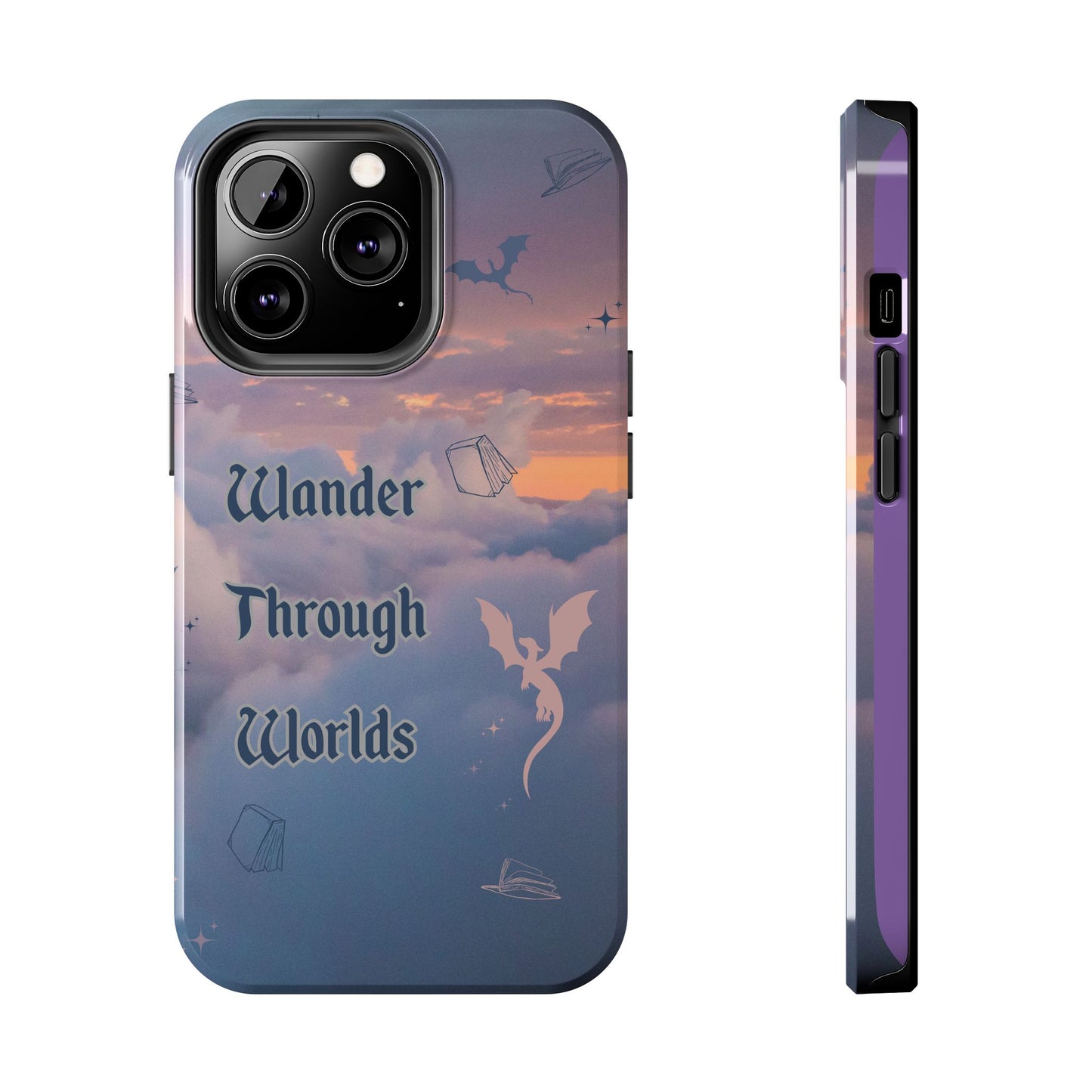 Wander Through Worlds Tough Phone Case | Fantasy Phone Cover, Adventure Gift, Book Lover Accessory, Unique Cellphone Case, Stylish [...]