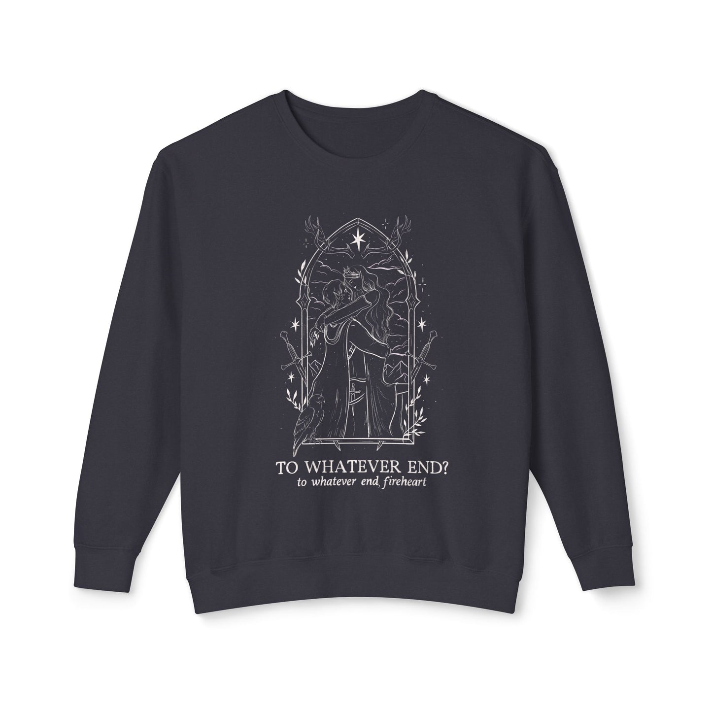 Licensed Throne of Glass comfort Colors shirt/ to whatever end/ Aelin Galanthynius/ Terrasen/ Sarah j Maas/ Fireheart/ rattle the stars
