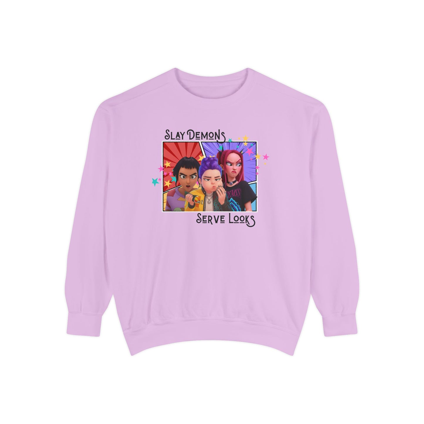 Slay Demons Sweatshirt, Funny Unisex Sweatshirt, Cute Gift for Friends, Trendy Fall Apparel, Casual Fashion Sweatshirt