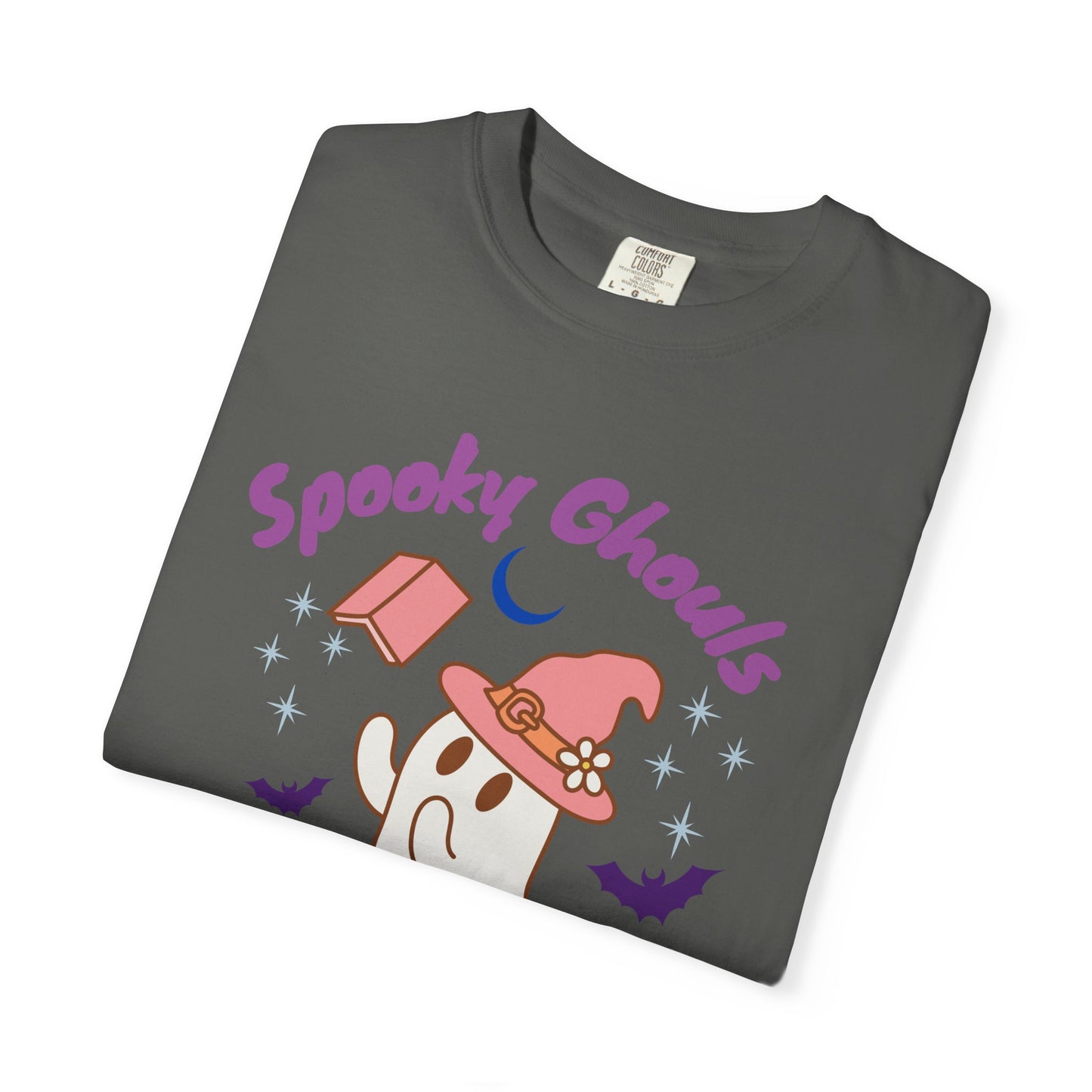 Spooky Ghouls Book Club T-shirt, Halloween Apparel, Ghost Lover Gift, Cozy Reading Tee, Fall Party Wear, Unisex Halloween Shirt