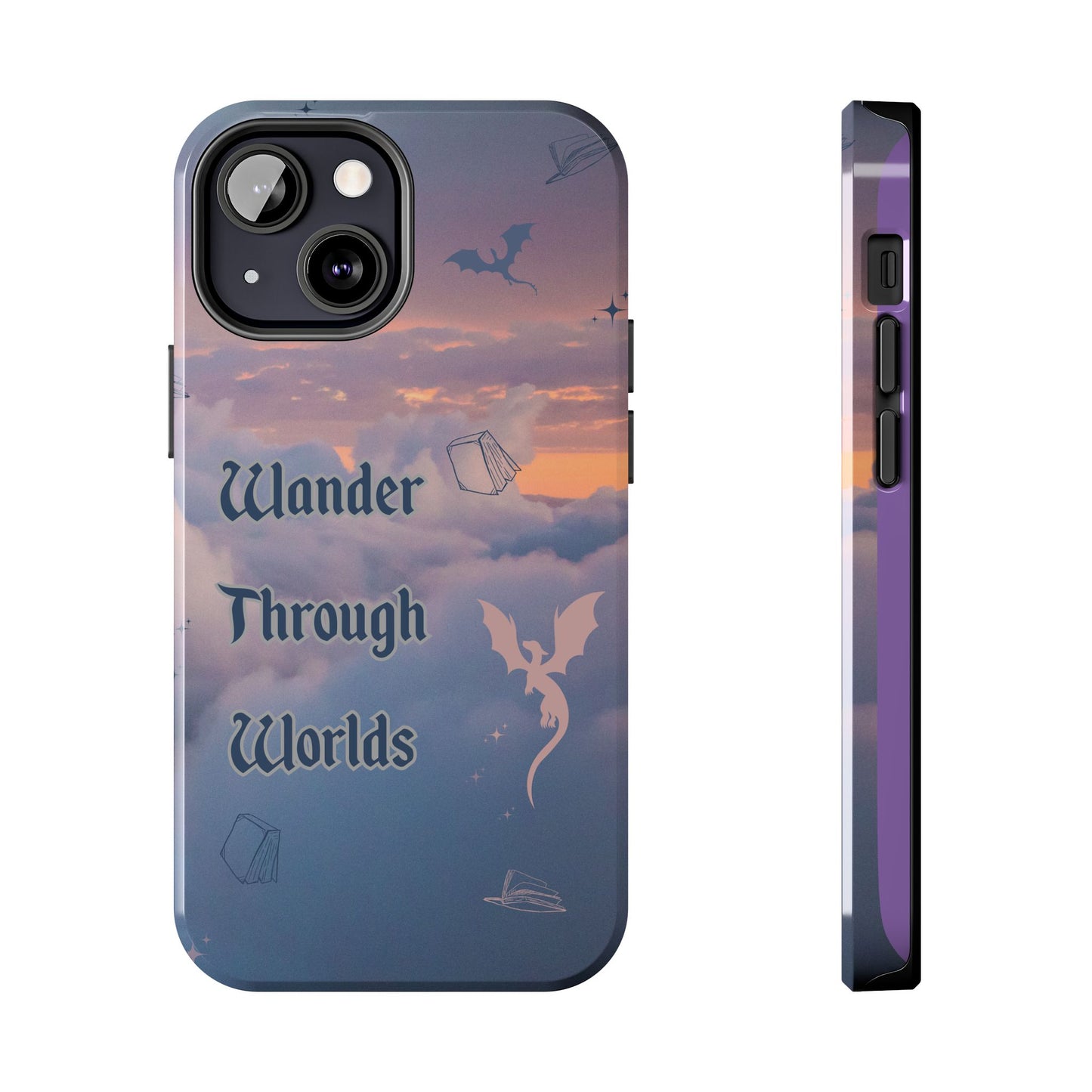 Wander Through Worlds Tough Phone Case | Fantasy Phone Cover, Adventure Gift, Book Lover Accessory, Unique Cellphone Case, Stylish [...]