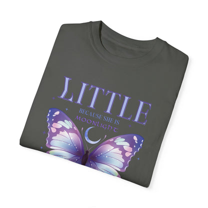 Little Osha Comfort Colors Shirt, Butterfly Moon T-Shirt, Cute Butterfly Tee, Summer Style, Butterfly Lovers Apparel, Magical Graphic Shirt