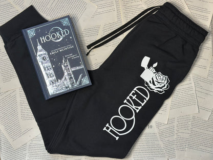 LICENSED Hooked Joggers | A never after series| James Barrie | Wendy Michaels | Dark Romance| Emily McIntire | wretched | hexed| scarred