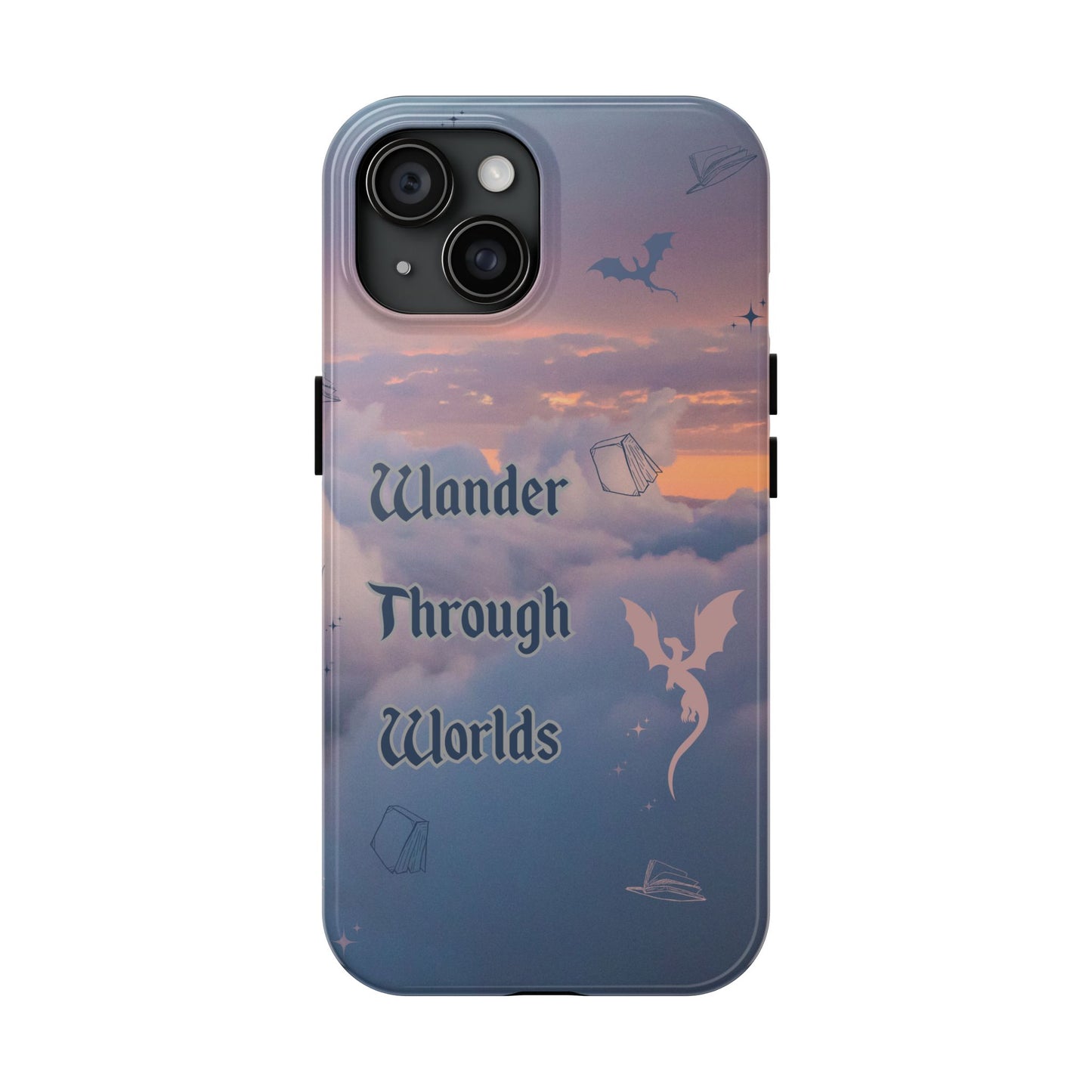 Wander Through Worlds Tough Phone Case | Fantasy Phone Cover, Adventure Gift, Book Lover Accessory, Unique Cellphone Case, Stylish [...]