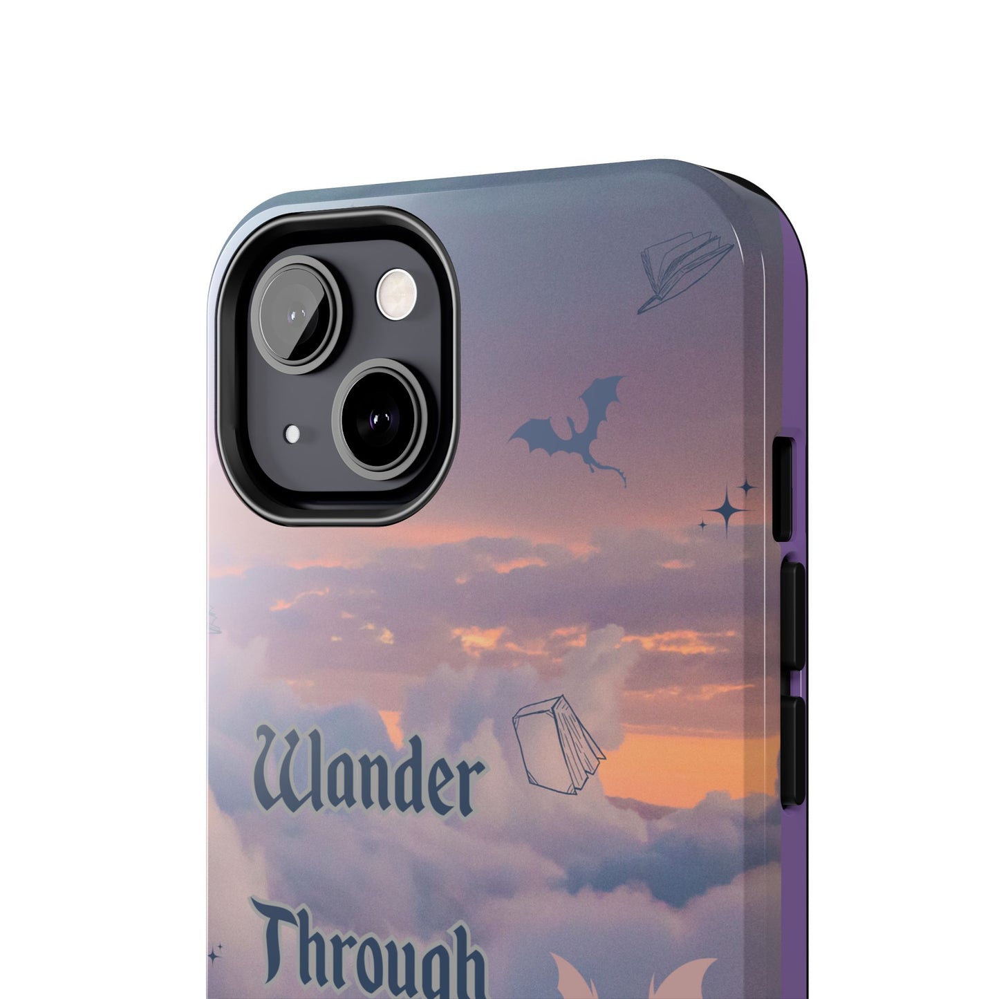 Wander Through Worlds Tough Phone Case | Fantasy Phone Cover, Adventure Gift, Book Lover Accessory, Unique Cellphone Case, Stylish [...]