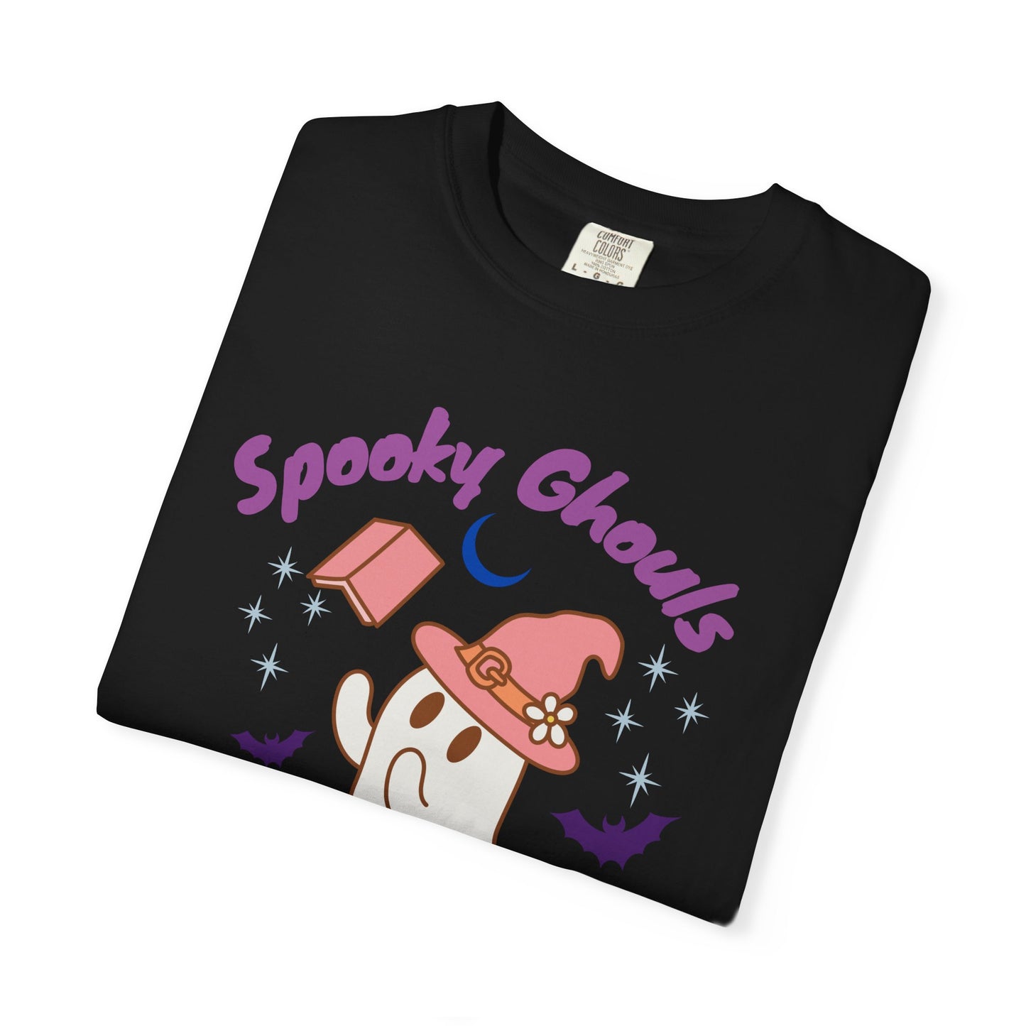 Spooky Ghouls Book Club T-shirt, Halloween Apparel, Ghost Lover Gift, Cozy Reading Tee, Fall Party Wear, Unisex Halloween Shirt