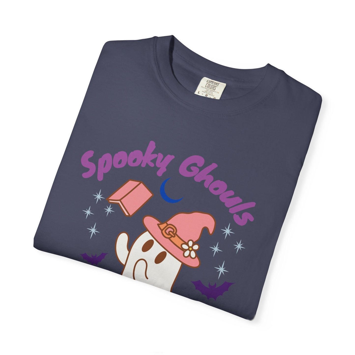 Spooky Ghouls Book Club T-shirt, Halloween Apparel, Ghost Lover Gift, Cozy Reading Tee, Fall Party Wear, Unisex Halloween Shirt