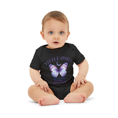 Little Osha Butterfly Infant Onesie Cute Baby Bodysuit for Baby Girls, Newborn Gift, Baby Shower Outfit, Little Osha Design, Milestone