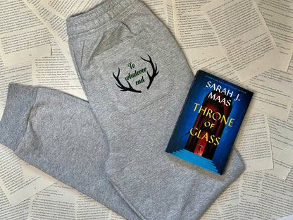 OFFICIAL LICENSED Fireheart Joggers | Tog| Fireheart gift set  | SJM | Terrasen | Aelin Galathynius | To whatever end | Celaena Sardothien